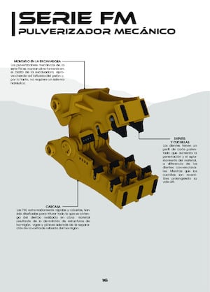 Betonverpulveraars OSA Demolition Equipment FM 25