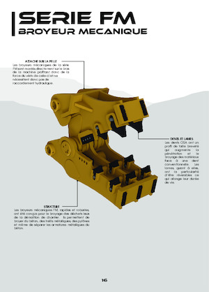 Betonverpulveraars OSA Demolition Equipment FM 40