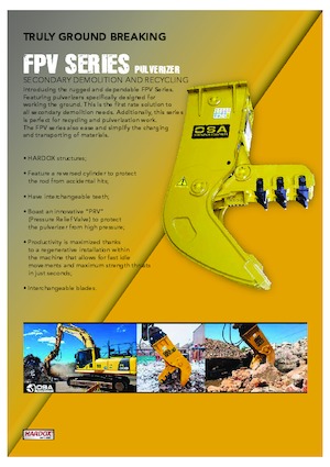 Betonverpulveraars OSA Demolition Equipment FPV 6 