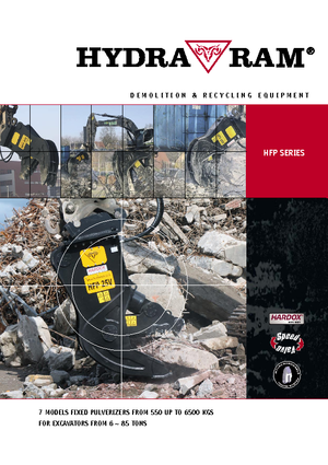 Betonverpulveraars Hydra Ram HFP-5V