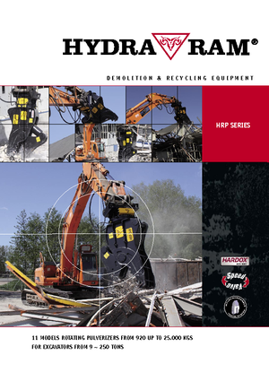 Betonverpulveraars Hydra Ram HRP-110V