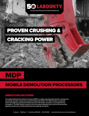 Betonverpulveraars LaBounty MDP 35R CP