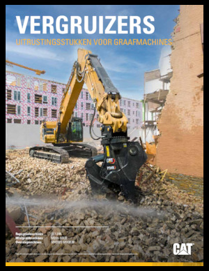 Betonverpulveraars Caterpillar P345