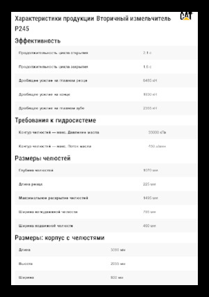 Betonverpulveraars Caterpillar P245