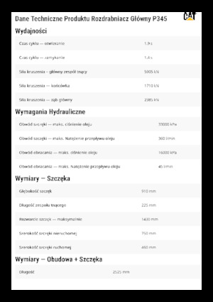 Betonverpulveraars Caterpillar P345