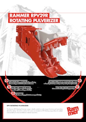 Betonverpulveraars Rammer RPV29R 