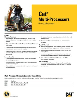 Betonsnijders Caterpillar MP30CR