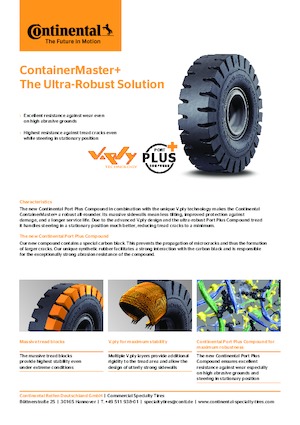 Banden voor bouwmachines Continental ContainerMaster+ 18.00-25