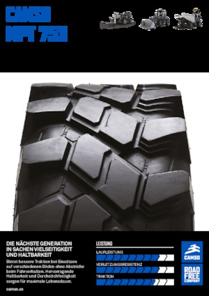 Banden voor bouwmachines Camso MPT 753 340/80-18 IND