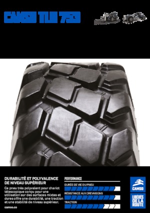 Banden voor bouwmachines Camso TLH 753 13.00-24