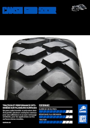 Banden voor bouwmachines Camso GRD 533R 14.00R24