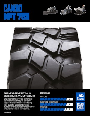 Banden voor bouwmachines Camso MPT 753 340/80-18 IND