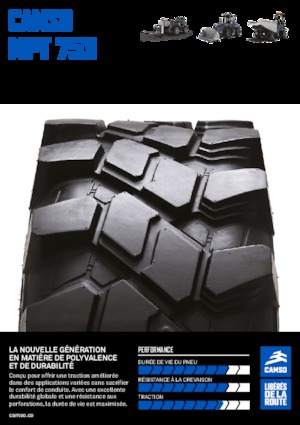 Banden voor bouwmachines Camso MPT 753 340/80-18 IND