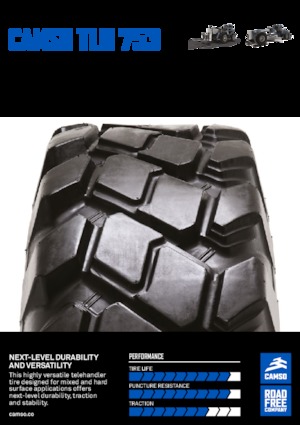 Banden voor bouwmachines Camso TLH 753 14.00-24