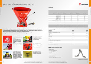 Spreaders met containerinvoer Saphir PLS 500