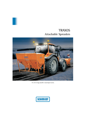 Spreaders met containerinvoer Schmidt Traxos 12 VH