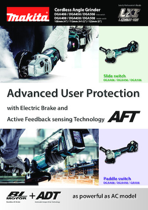 Haakse slijpmachines Makita DGA508 