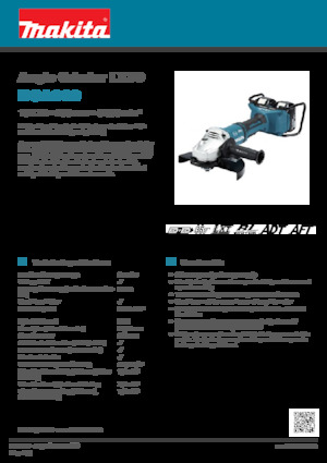 Haakse slijpmachines Makita DGA900