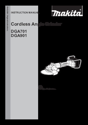 Haakse slijpmachines Makita DGA901ZKU1