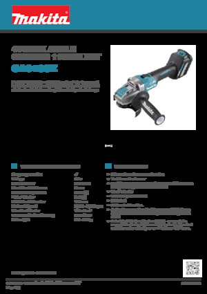 Haakse slijpmachines Makita GA040GZ