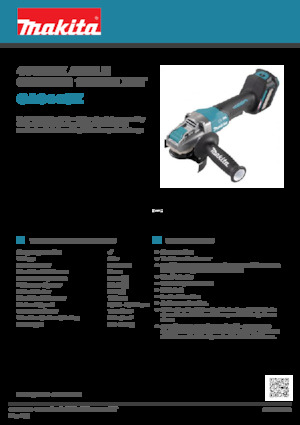 Haakse slijpmachines Makita GA044GZ 