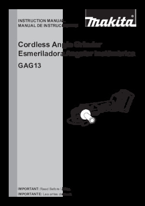 Haakse slijpmachines Makita GAG13M1