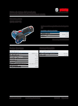 Haakse slijpmachines Bosch GWS 12V-76
