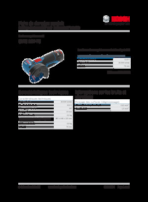 Haakse slijpmachines Bosch GWS 12V-76