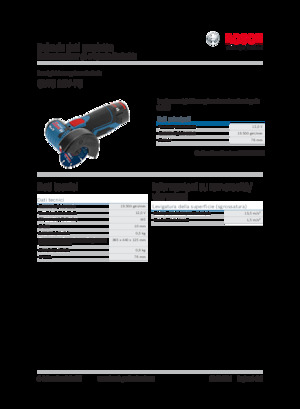 Haakse slijpmachines Bosch GWS 12V-76
