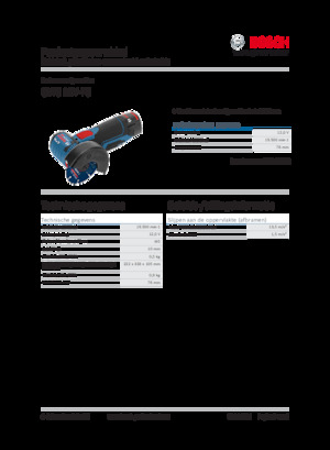 Haakse slijpmachines Bosch GWS 12V-76