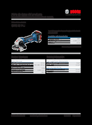 Haakse slijpmachines Bosch GWS 18 V-LI