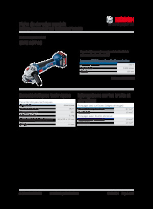 Haakse slijpmachines Bosch GWS 18V-10