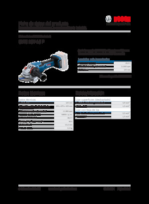 Haakse slijpmachines Bosch GWS 18V-15 P