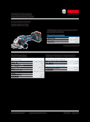 Haakse slijpmachines Bosch GWS 18V-15 SC