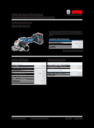 Haakse slijpmachines Bosch GWS 18V-15 SC