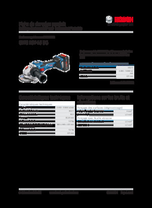Haakse slijpmachines Bosch GWS 18V-15 SC