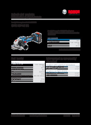Haakse slijpmachines Bosch GWS 18V-15 SC