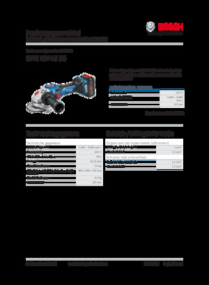 Haakse slijpmachines Bosch GWS 18V-15 SC
