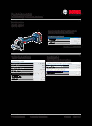 Haakse slijpmachines Bosch GWS 18V-7