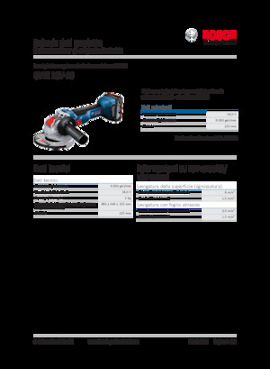 Haakse slijpmachines Bosch GWX 18V-10