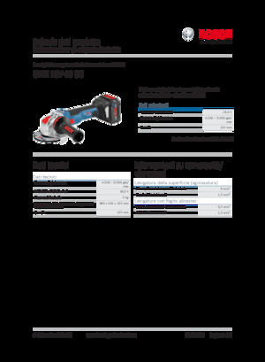 Haakse slijpmachines Bosch GWX 18V-10 SC