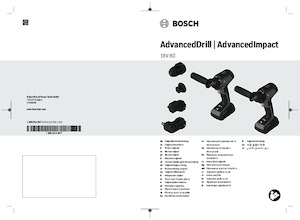 Accu Boor & Schroefmachines Bosch AdvancedImpact 18V-80 QuickSnap