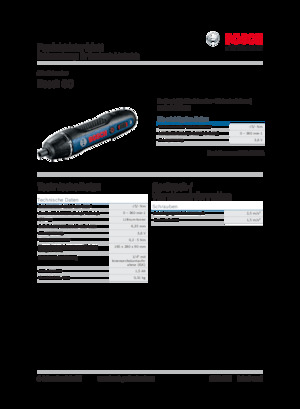 Accu Boor & Schroefmachines Bosch Bosch GO