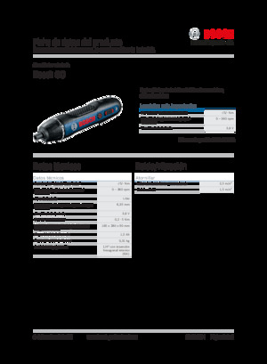 Accu Boor & Schroefmachines Bosch Bosch GO