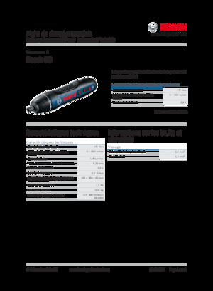 Accu Boor & Schroefmachines Bosch Bosch GO