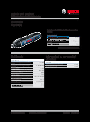 Accu Boor & Schroefmachines Bosch Bosch GO