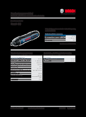 Accu Boor & Schroefmachines Bosch Bosch GO