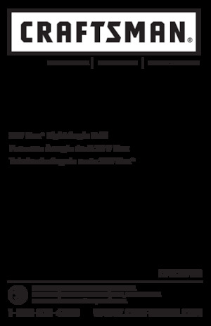 Accu Boor & Schroefmachines Craftsman CMCD750B 