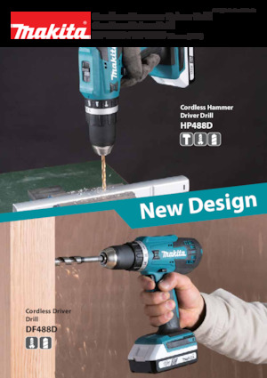 Accu Boor & Schroefmachines Makita DF488D