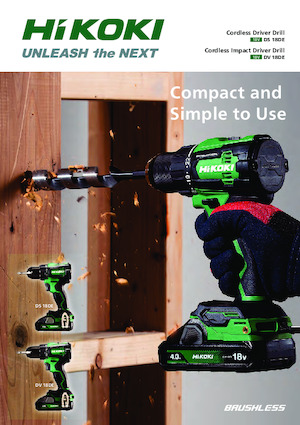 Accu Boor & Schroefmachines HiKOKI DV18DE